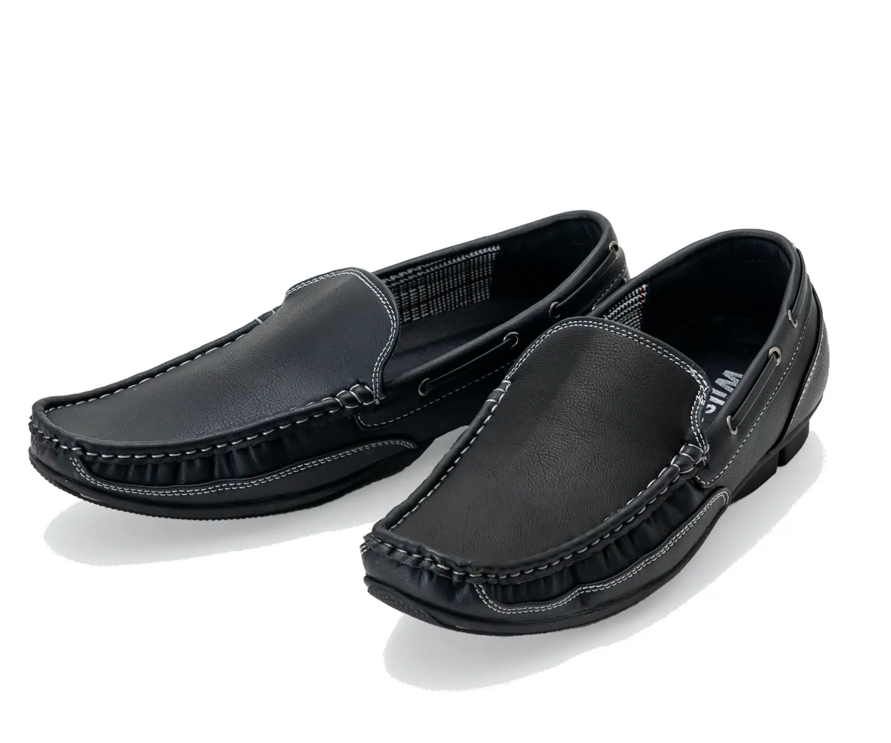 紳士（メンズ）トラッドカジュアルシューズ 靴ひもなし／合皮［56-8801-M］